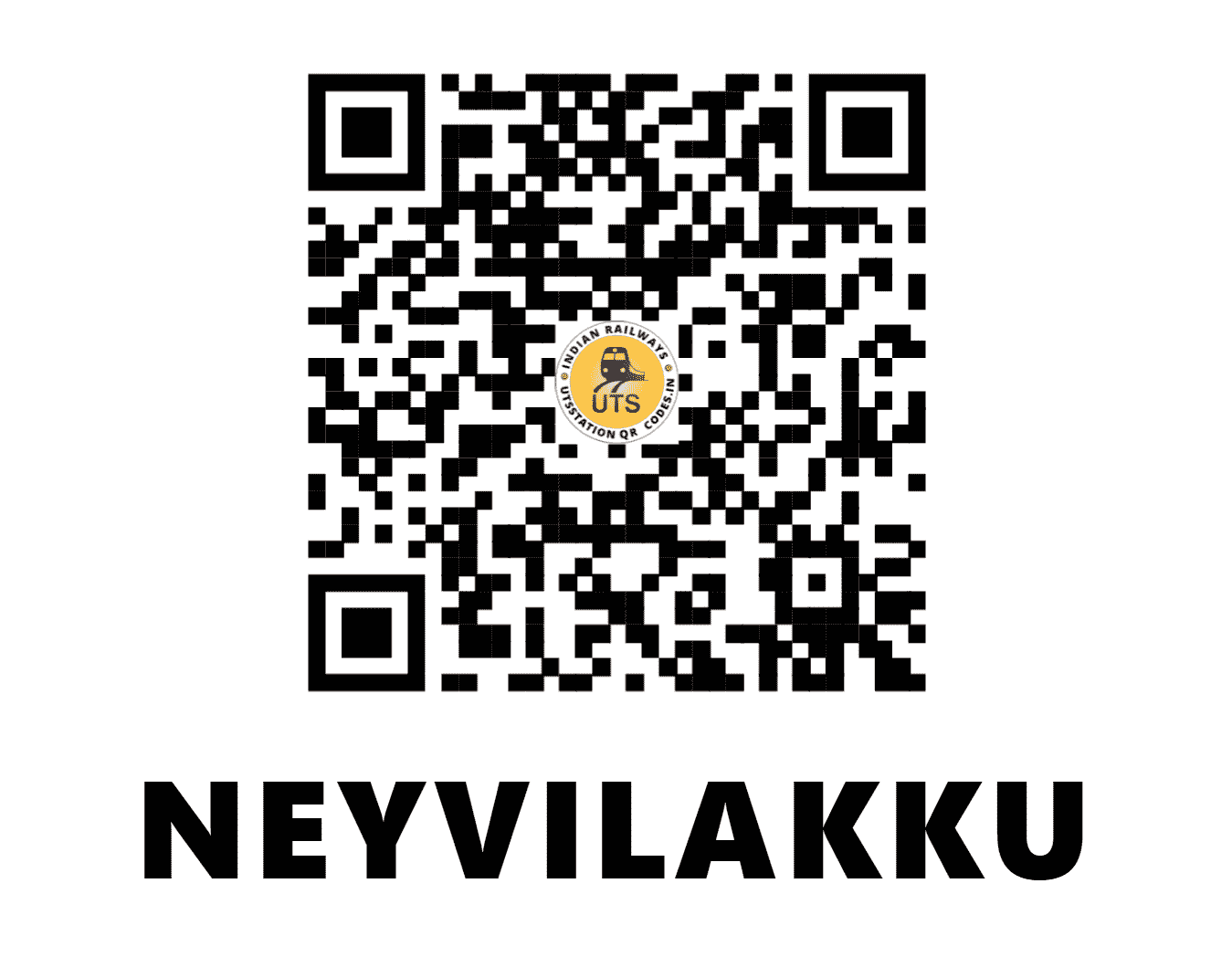UTS QR Code for NEYVILAKKU - NVK (SR - TAMIL NADU)